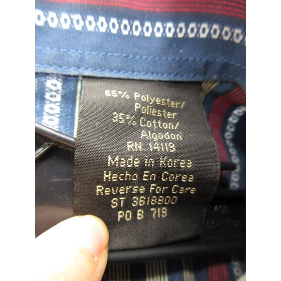 VINTAGE High Noon Shirt Medium Western Pearl Snap Striped Cowboy 90s - Picture 9 of 10